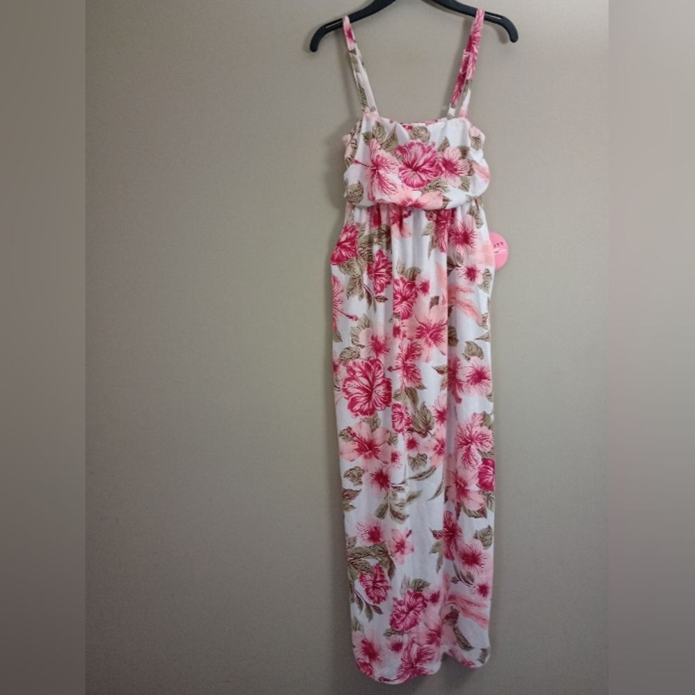 Love Circle Tropical Floral Midi Dress Size Small